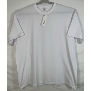 NWT Men's Access Gold Label Big & Tall 100% Cotton T-Shirt - White - 6XL
